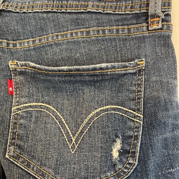 Used Levi 524 too superlow jeans/Sz 13M 31-32/in great condition - Picture 7 of 10